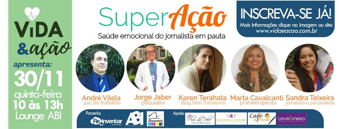 Dr. Jorge Jaber participa de evento sobre saúde emocional do jornalista no dia 30