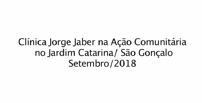 Ação Comunitária em Jardim Catarina